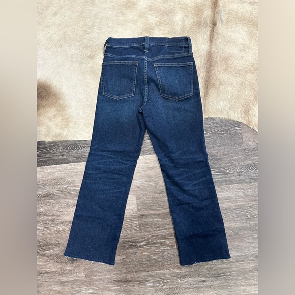 J.Crew Mid-rise Cropped Kick Out Jeans in 2003 Super Stretch Women's 27 Dark NWT - Picture 7 of 7